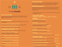 Tablet Screenshot of moxymusic.net