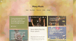 Desktop Screenshot of moxymusic.org